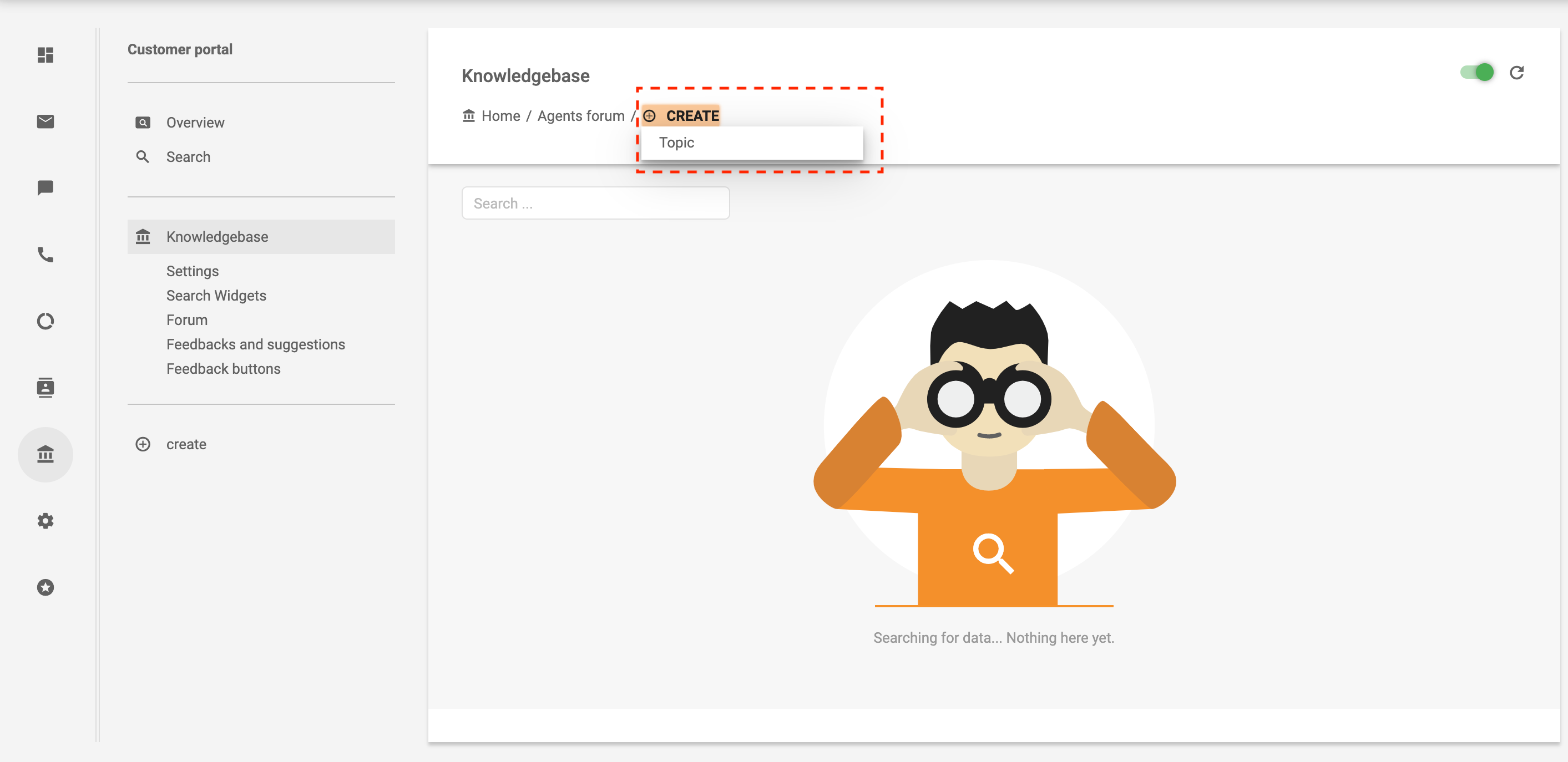 Създай тема в форум на агента - LiveAgent