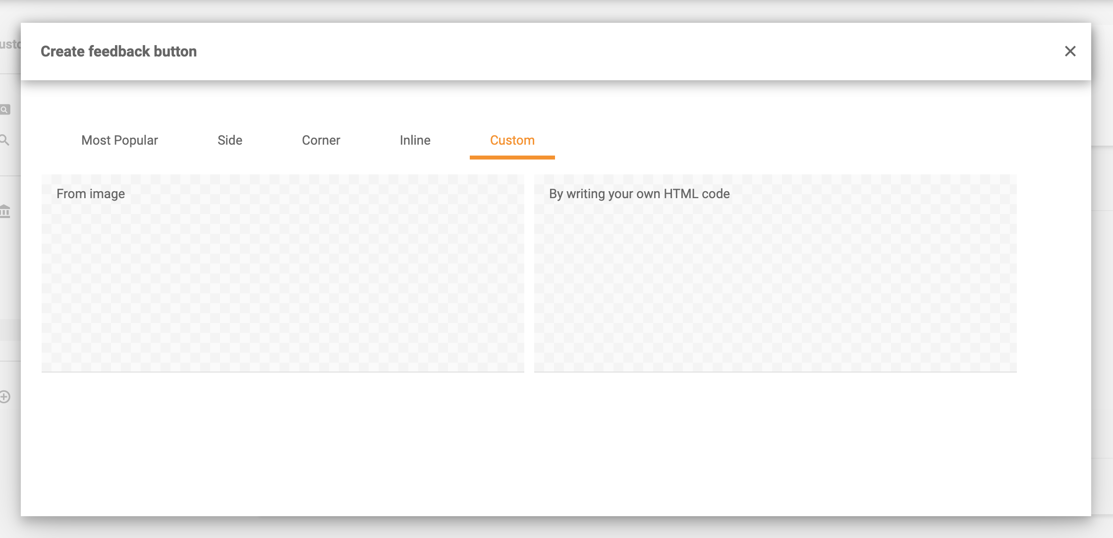 Персонализирани бутони за обратна връзка