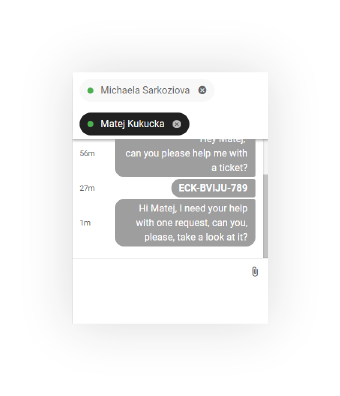Вътрешен чат-LiveAgent