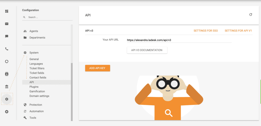 Пример на LiveAgent API