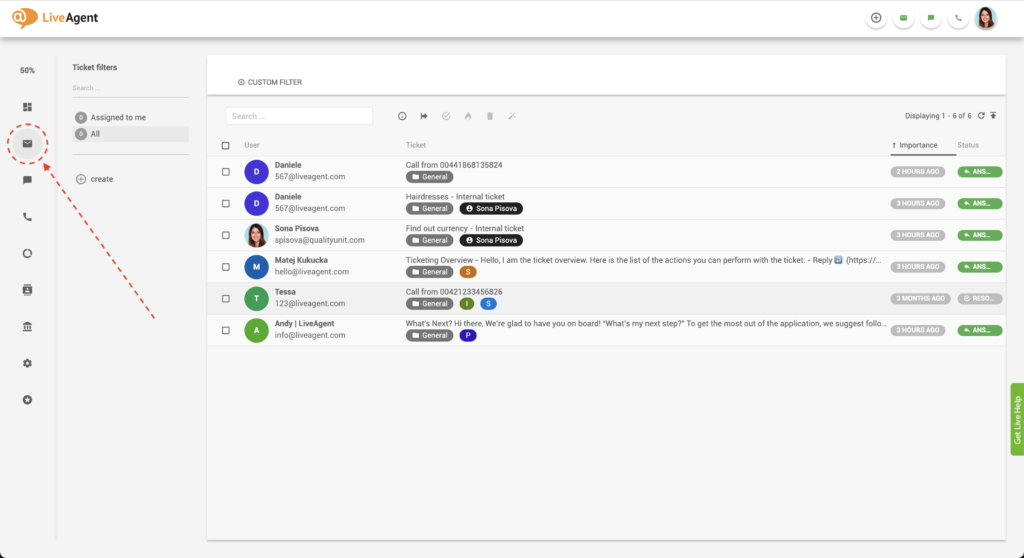 Табло на билетите