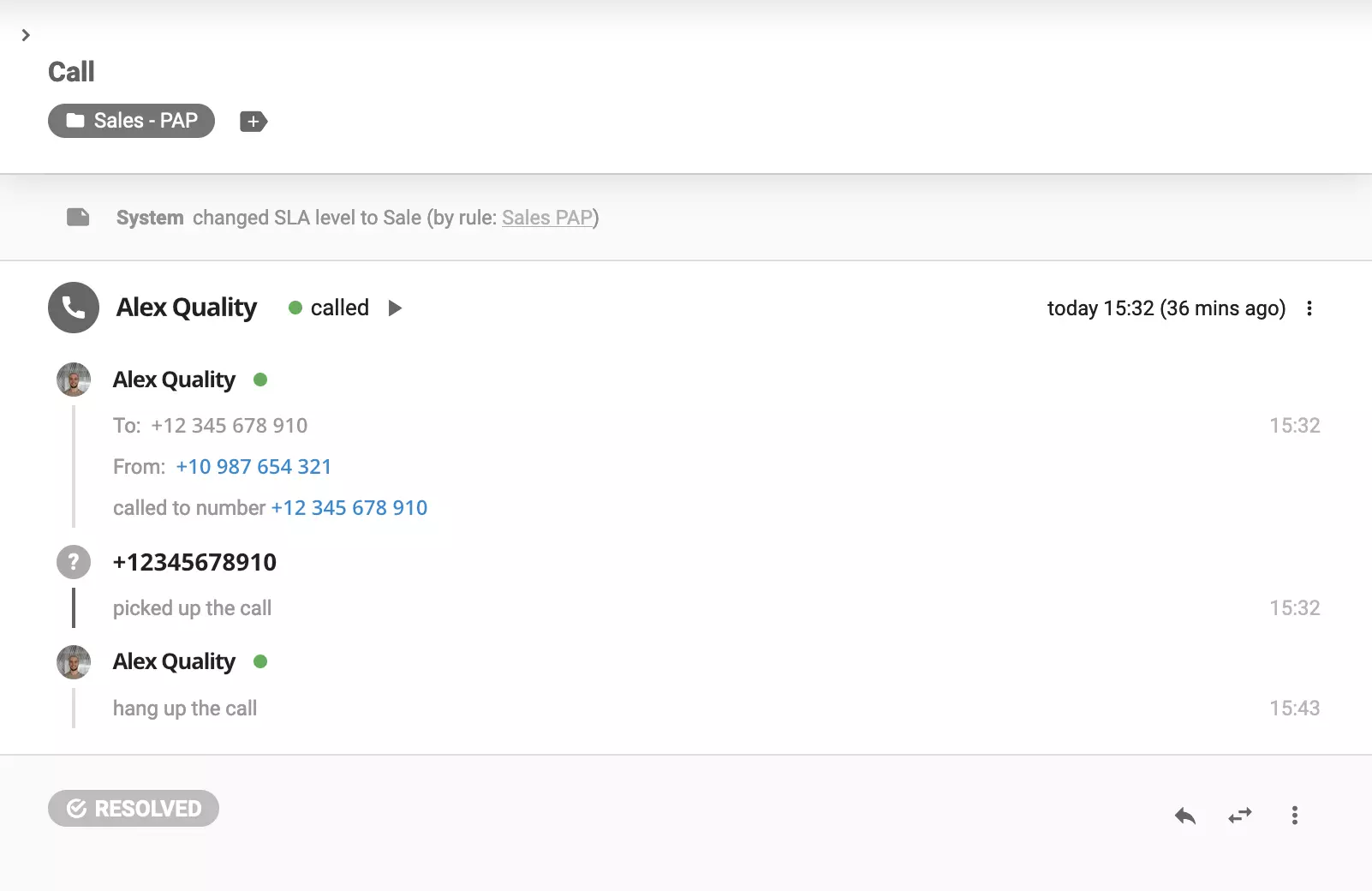 Записи на разговорите в LiveAgent
