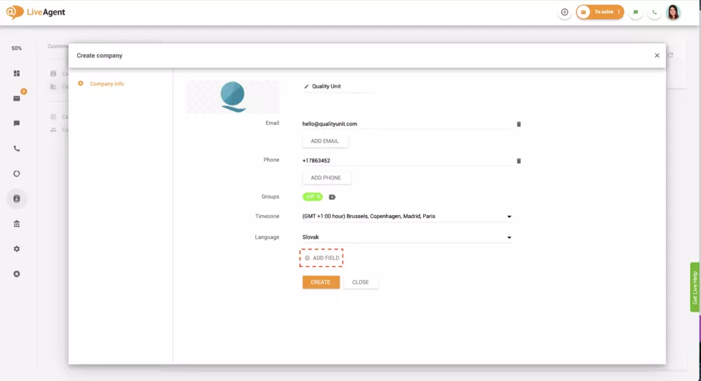 Добави поле