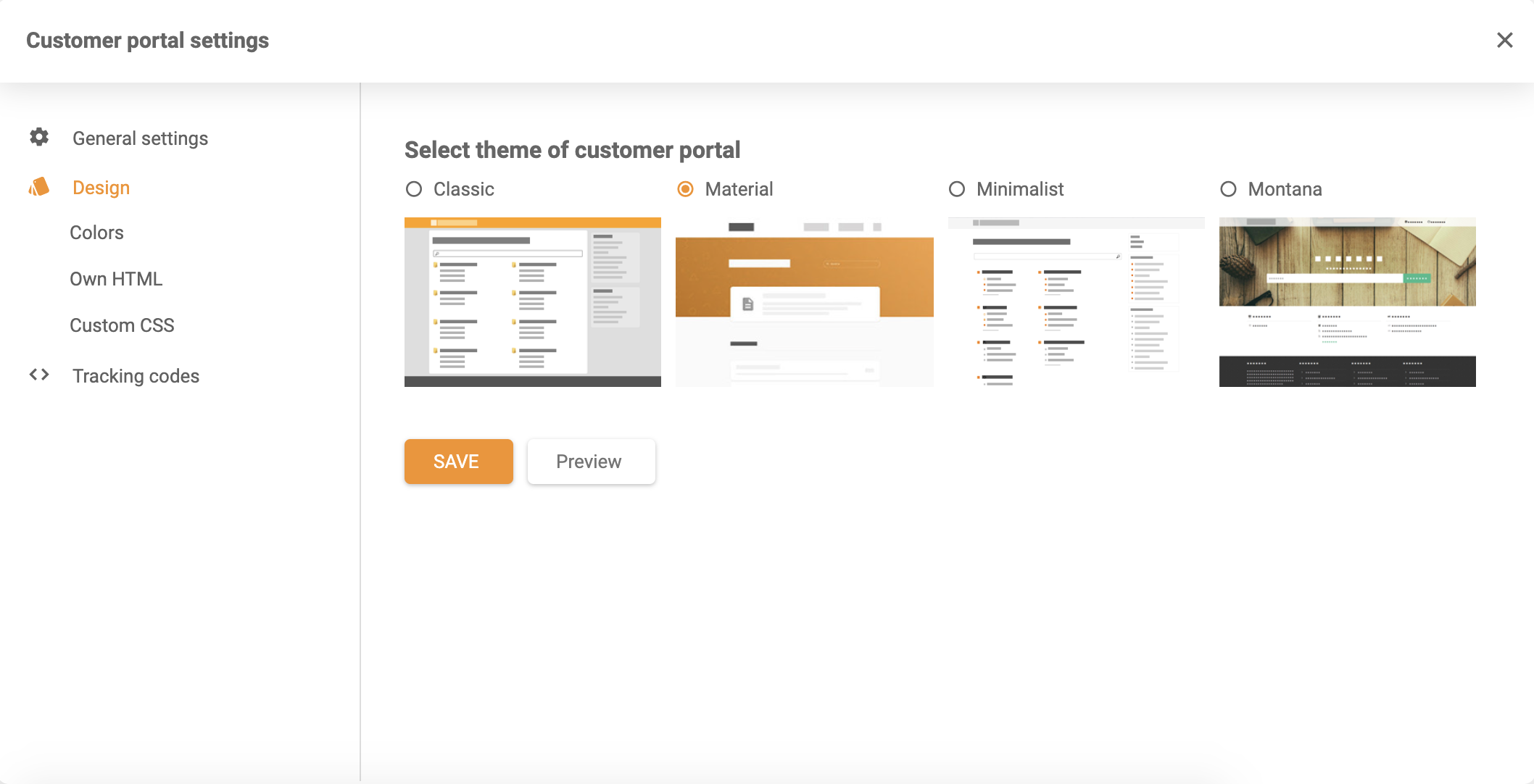 Опции за теми на база знания