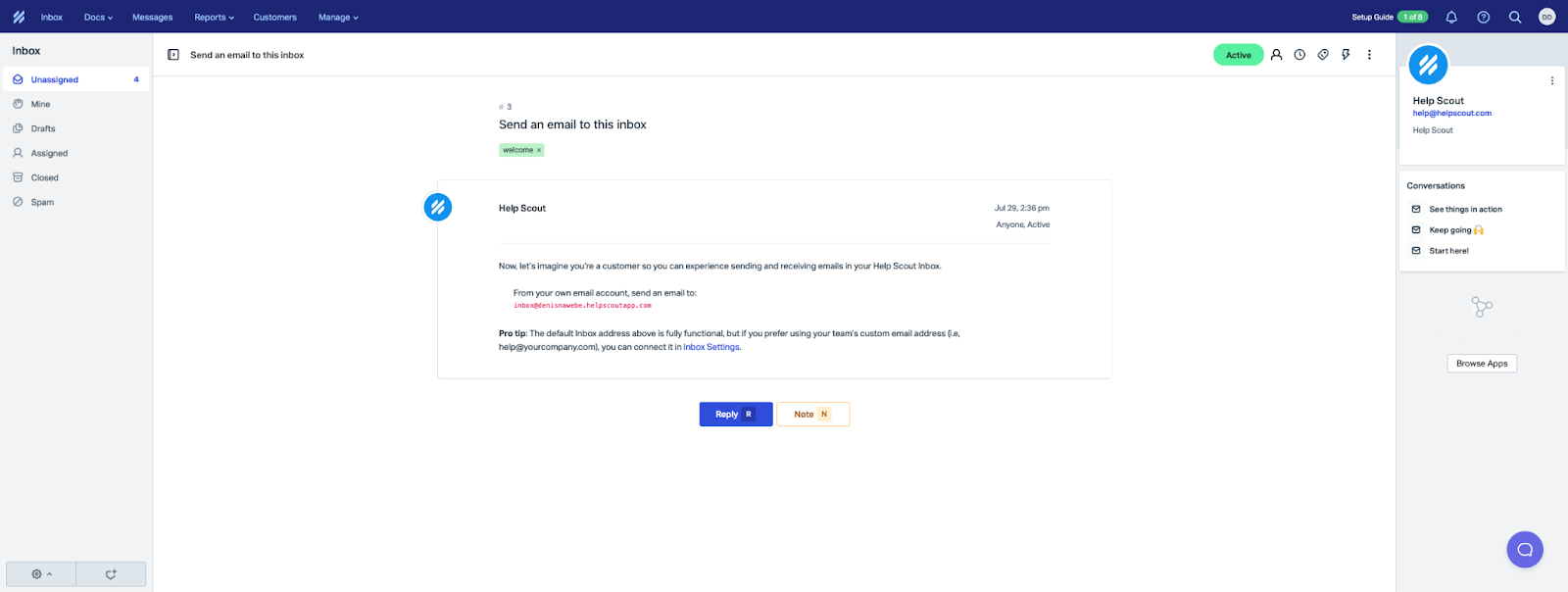 HelpScout Ticket Environment
