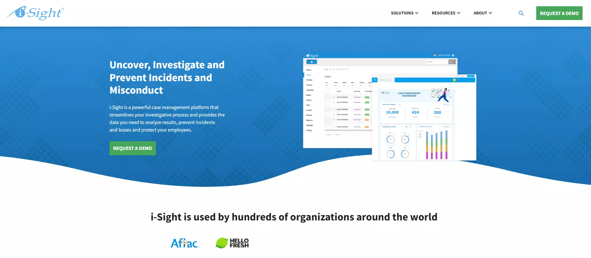 Начална страница на iSight