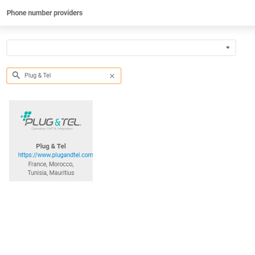 Доставчик Plug & Tel