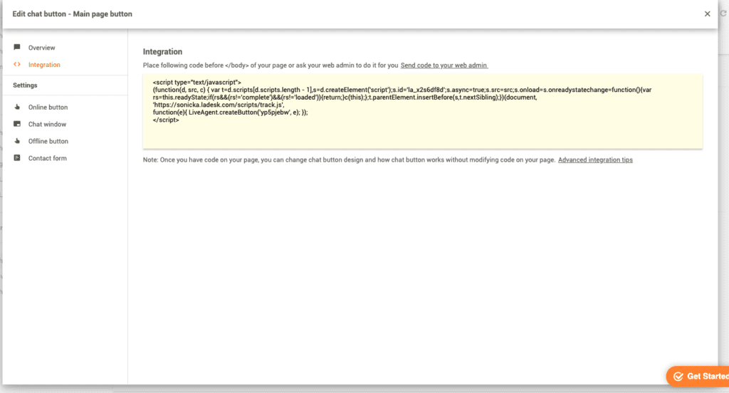 Създайте и персонализирайте нов бутон за чат в LiveAgent