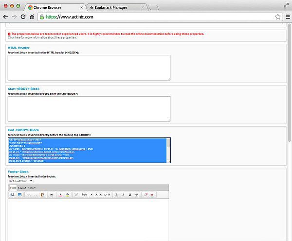 Настройка на интеграцията на Oxatis LiveAgent