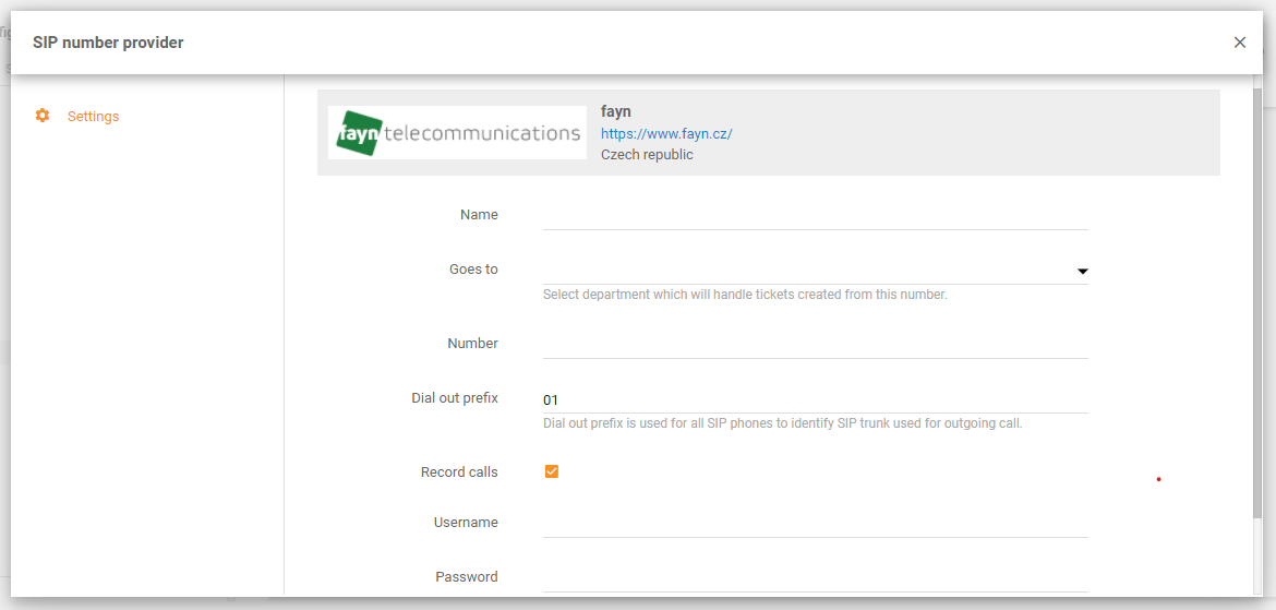 Интеграция на Fayn в LiveAgent