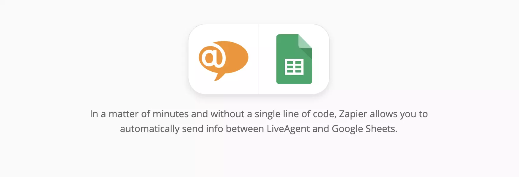 LiveAgent и интеграция с Google Sheets в Zapier