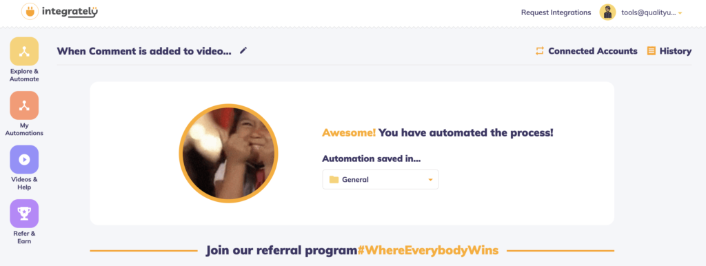 Завършващи щрихи между интеграция на LiveAgent и Youtube