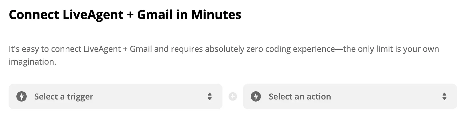 Избор на тригер и действие