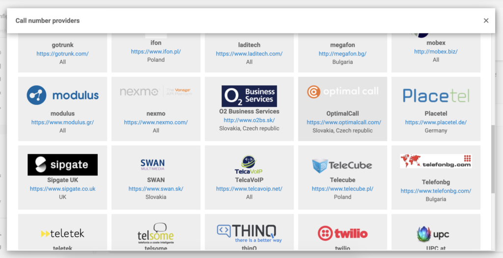 Optimal Call в списъка на VoIP доставчиците