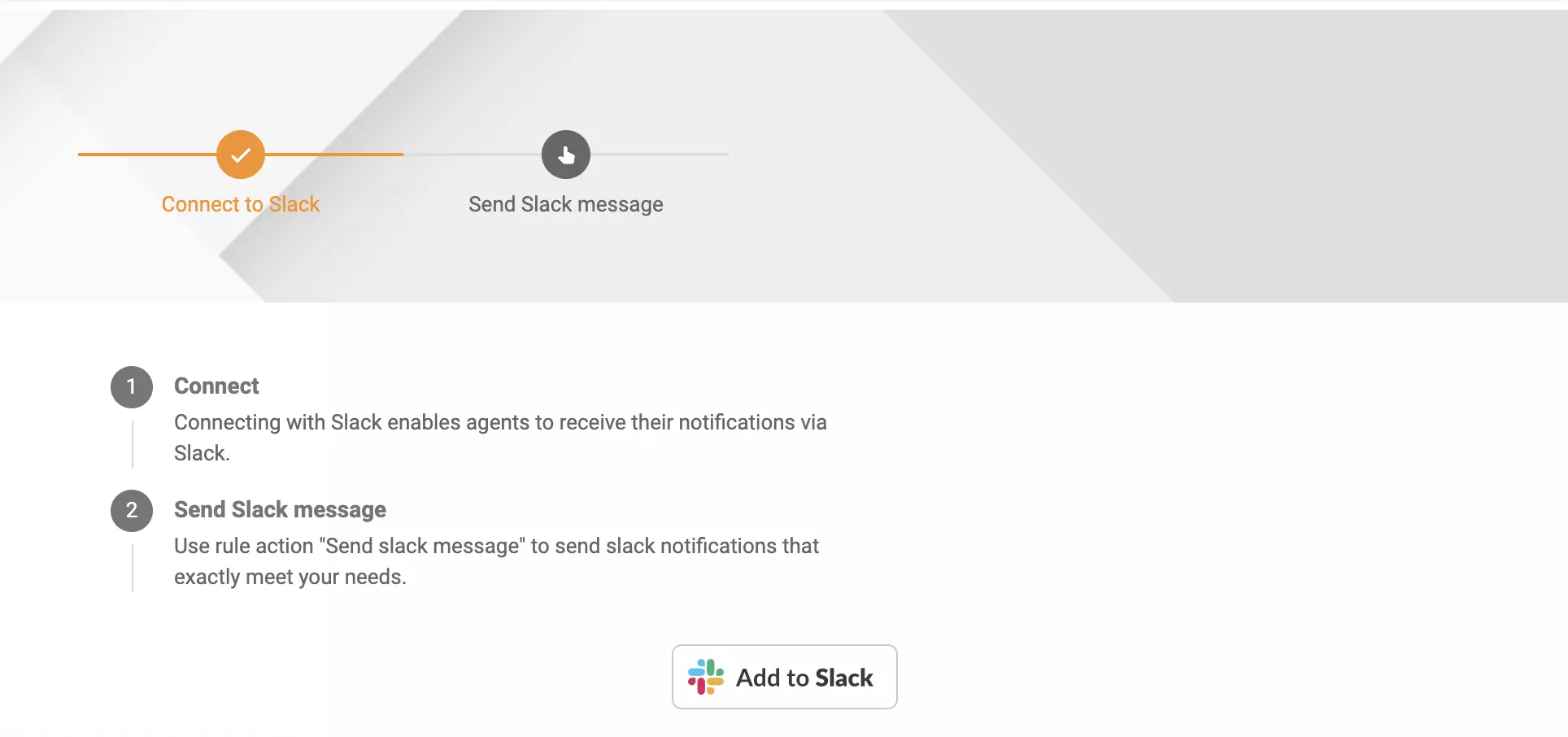 Slack канал в раздела конфигурация на LiveAgent