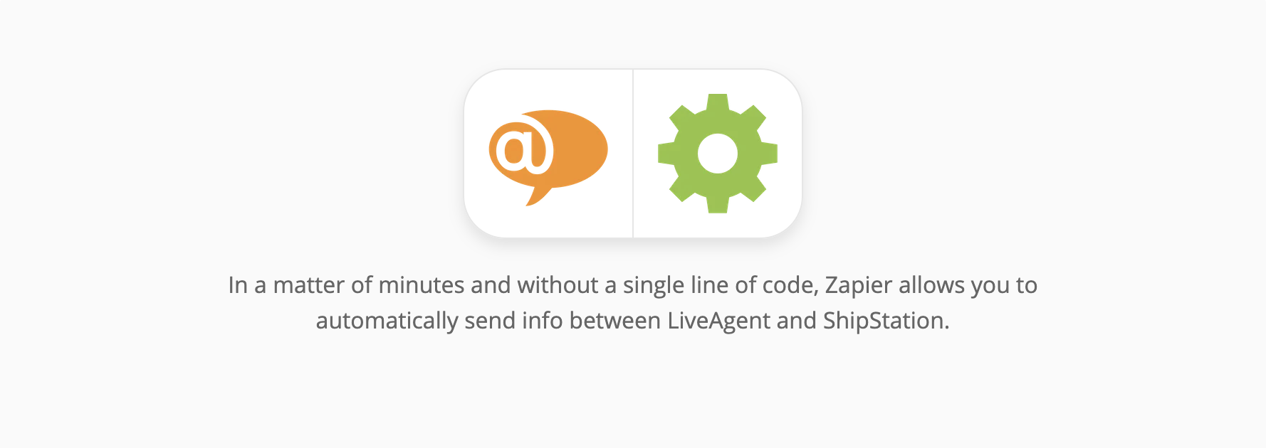 Страница на интеграцията LiveAgent и ShipStation на Zapier