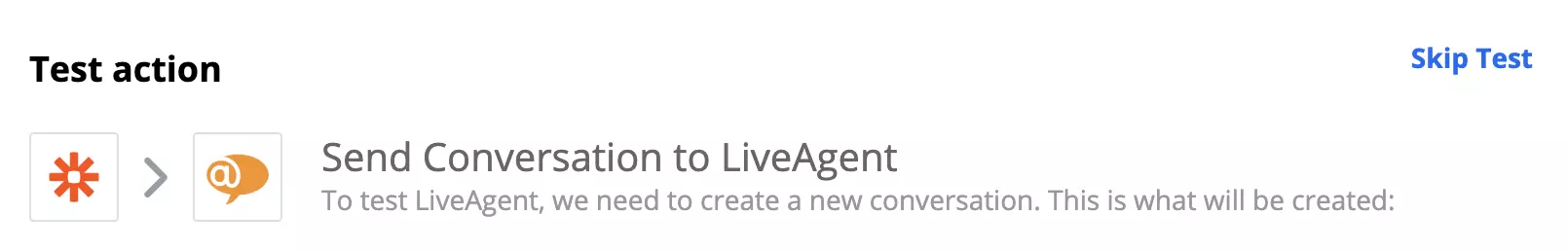 Тест на интеграция на Jira и LiveAgent в Zapier