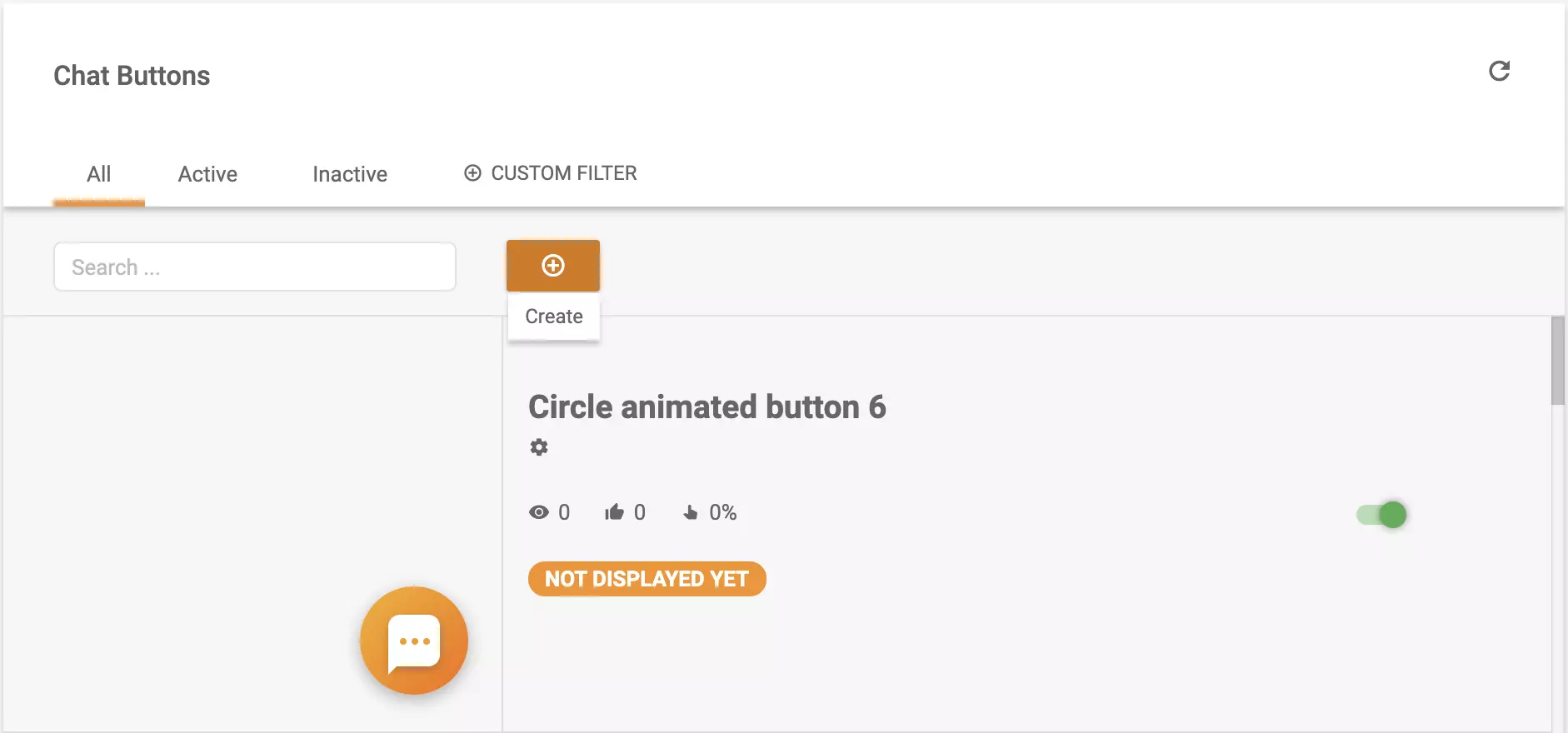 Създаване на чат бутон в конфигурацията на LiveAgent