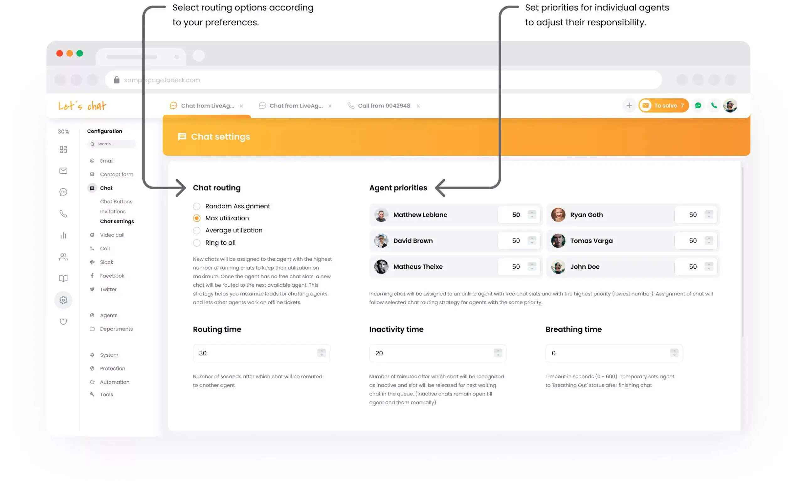 Отговорете на чатове