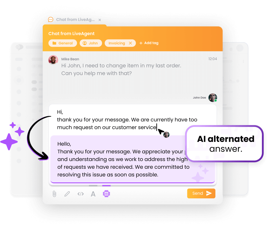 Асистент на LiveAgent AI