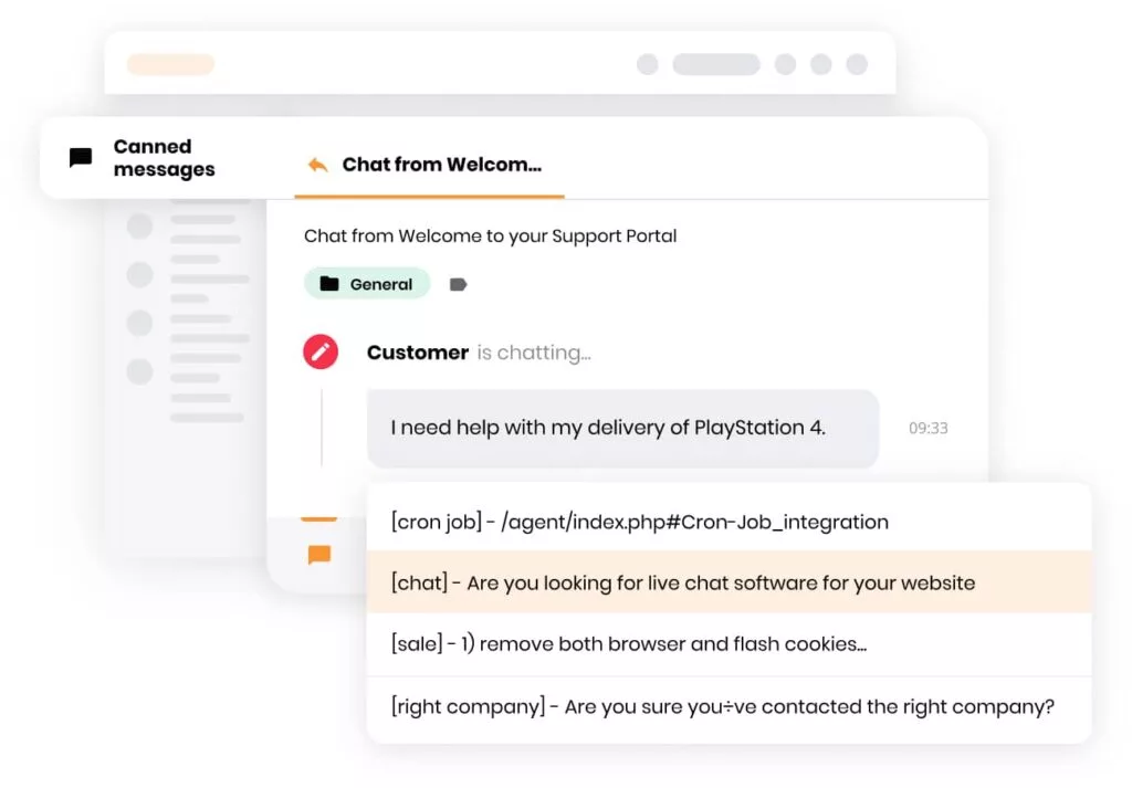 Предварително написани съобщения