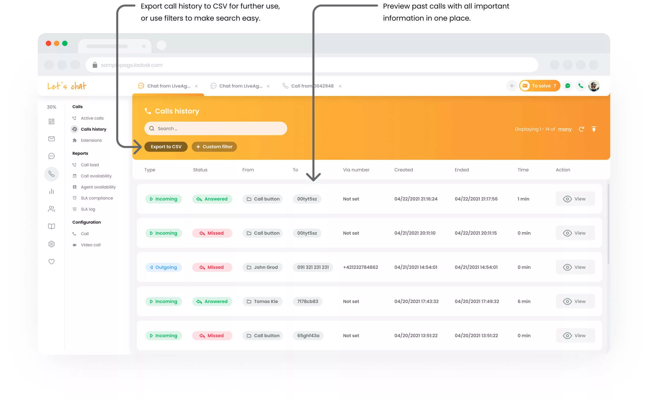 История на разговорите