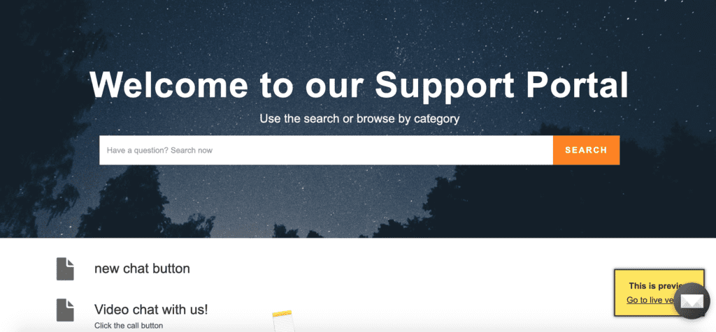 Примерен портал на клиентите