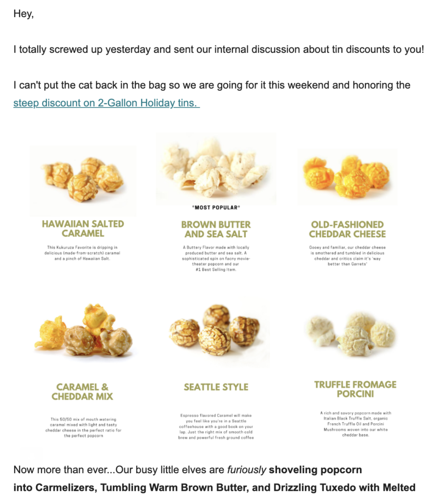 Kukuruza шаблон за писмо с извинения